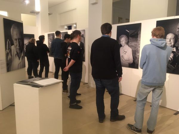 Besuch der Ausstellung "KZ Überlebt" der TA018 des BBZ am Nord-Ostsee-Kanal am 10.03.2020.