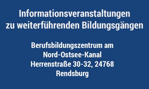 Informationsabend weiterführende Bildungsgänge